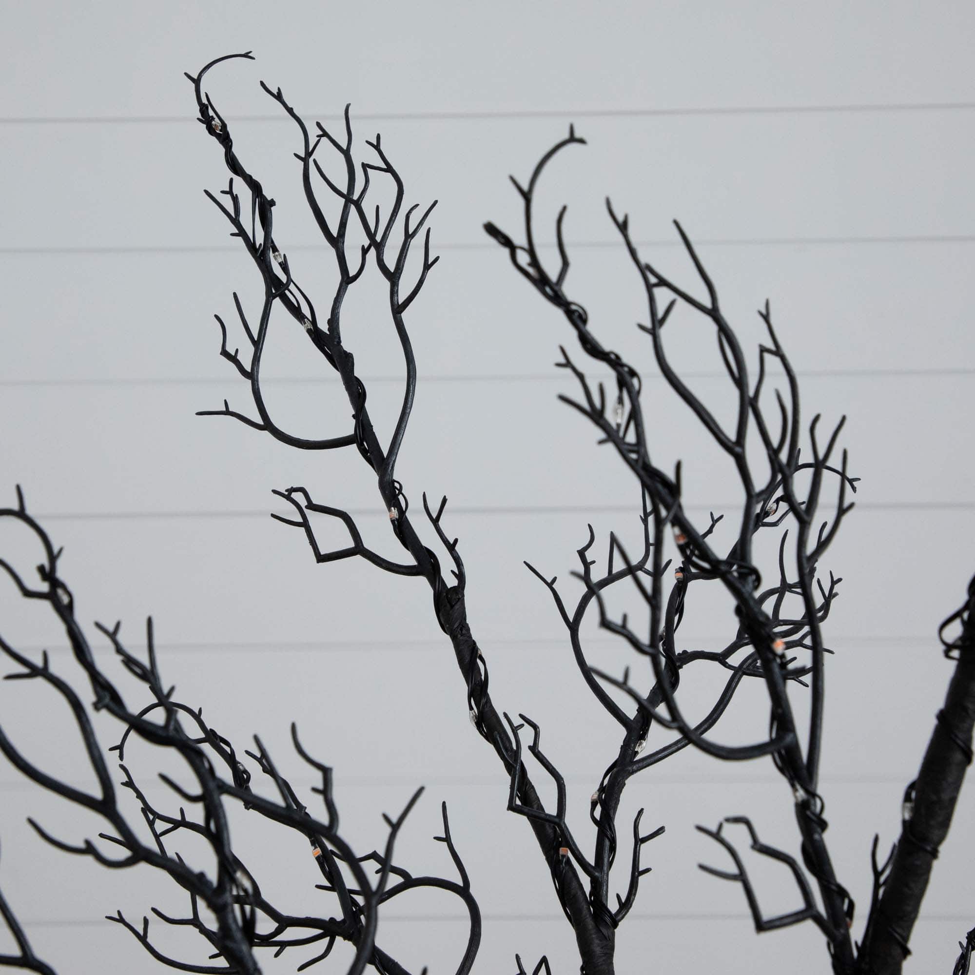 6ft. Pre-Lit Artificial Minimalist Twig Tree